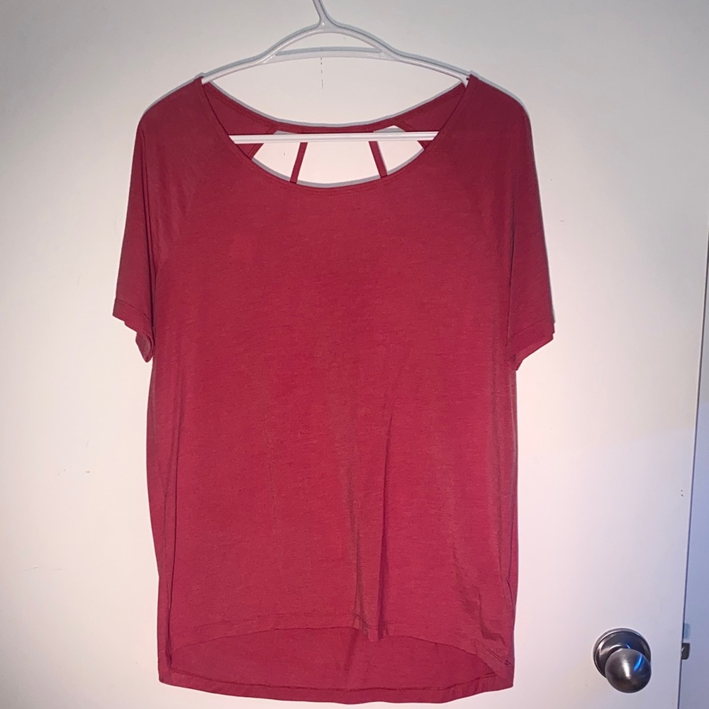 Women's Pink Short Sleeve Top